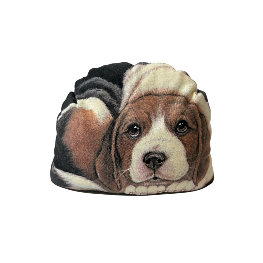 Beagle Pupper-Weight 2003 Leslie Anderson‎ Pet Dog Paperweight Doorstop 4.5”X6”